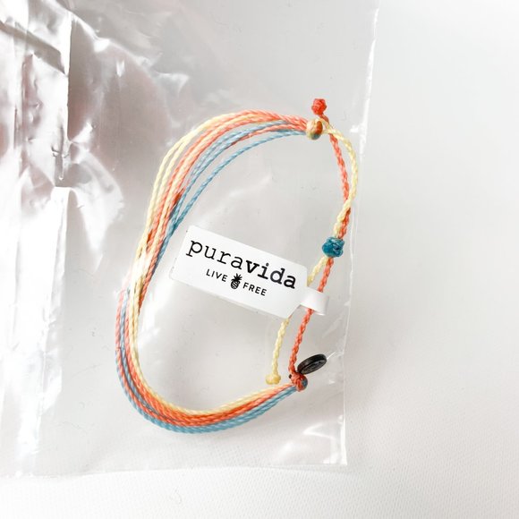 NEW Pure Vida multicolor braided rope adjustable bracelet set of 2 - Picture 1 of 3